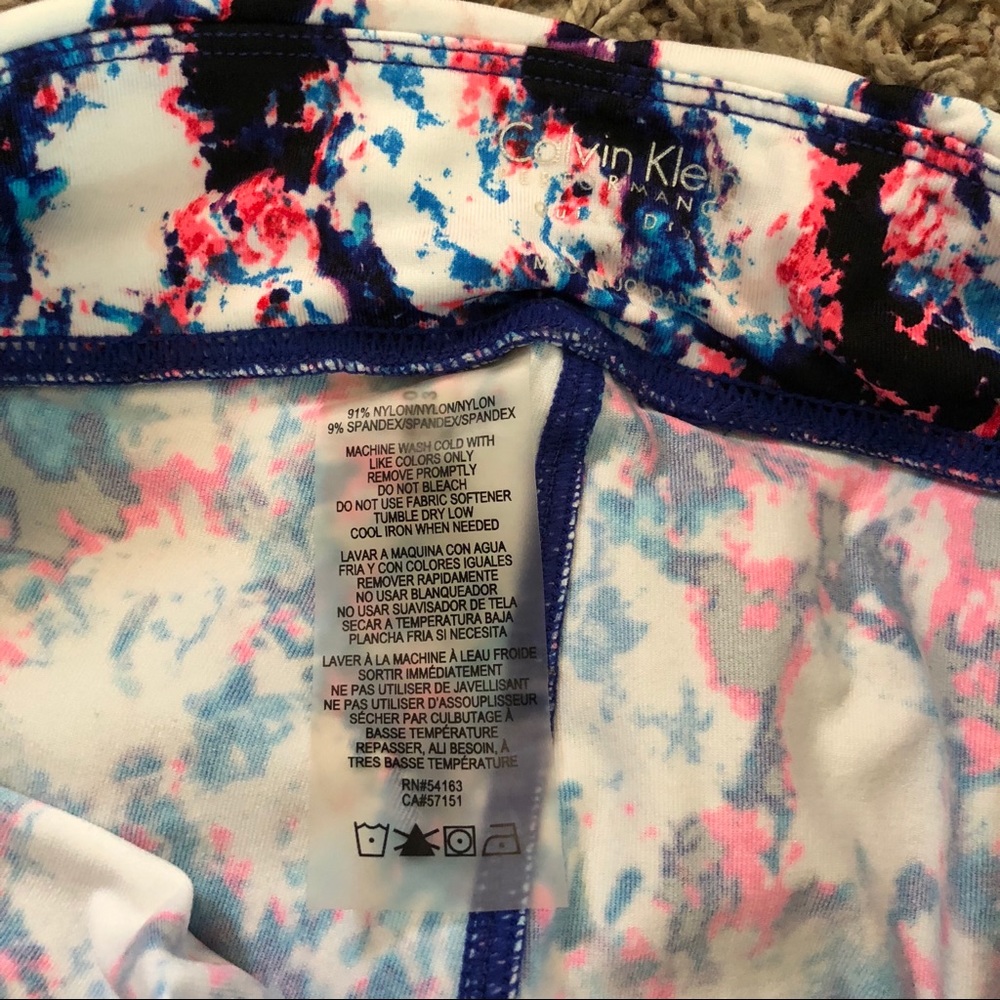 NWOT Calvin Klein Performance Crop Stretch Workout Pants - Picture 7 of 8